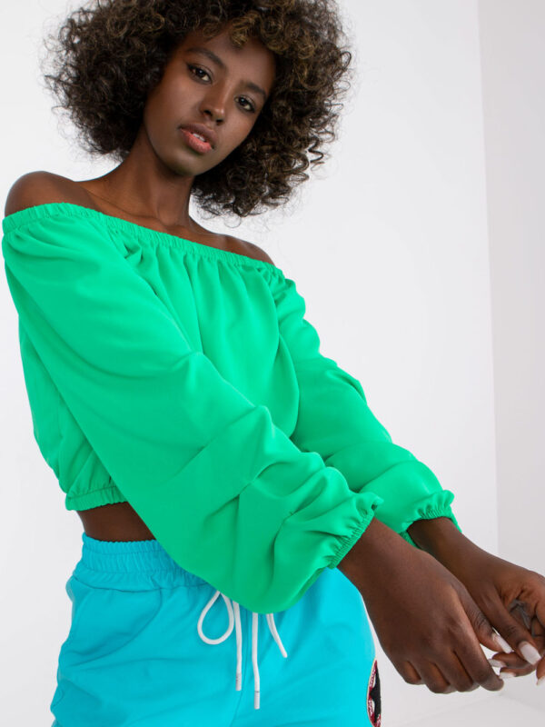 Bluzka Model DHJ-BZ-6816.57 Green - Italy Moda