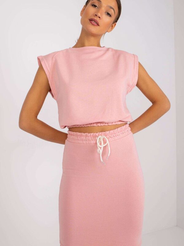 Spódnica Komplet Model EM-KMPL-N596.24X Light Pink - Ex Moda