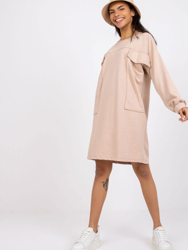Sukienka Model EM-SK-717.33X Beige - Ex Moda