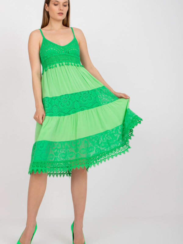 Sukienka Model TW-SK-BI-82345.19P Green - Och Bella