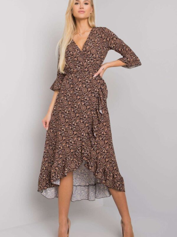 Sukienka Model TW-SK-BI-24502-3.46P Black/Beige - Och Bella