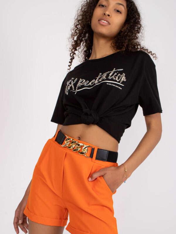 Szorty Damskie Model DHJ-SN-13186-1.70 Orange - Italy Moda