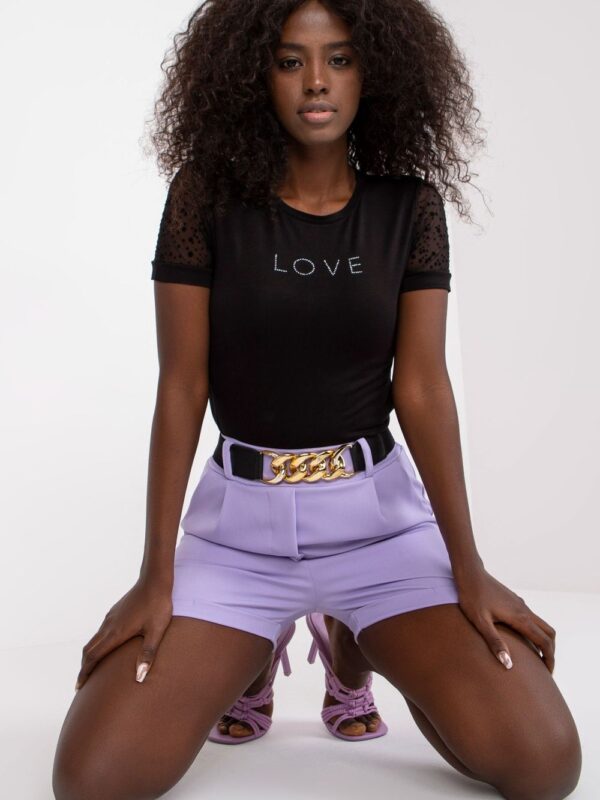 Szorty Damskie Model DHJ-SN-13186-1.70 Violet - Italy Moda