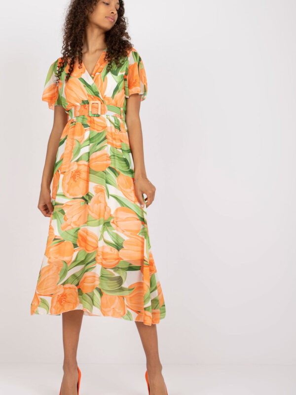 Sukienka Model DHJ-SK-15967.54P Orange - Italy Moda