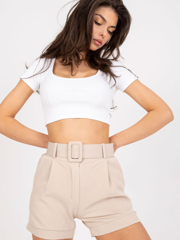 Szorty Damskie Model DHJ-SN-15776.01P Beige - Italy Moda