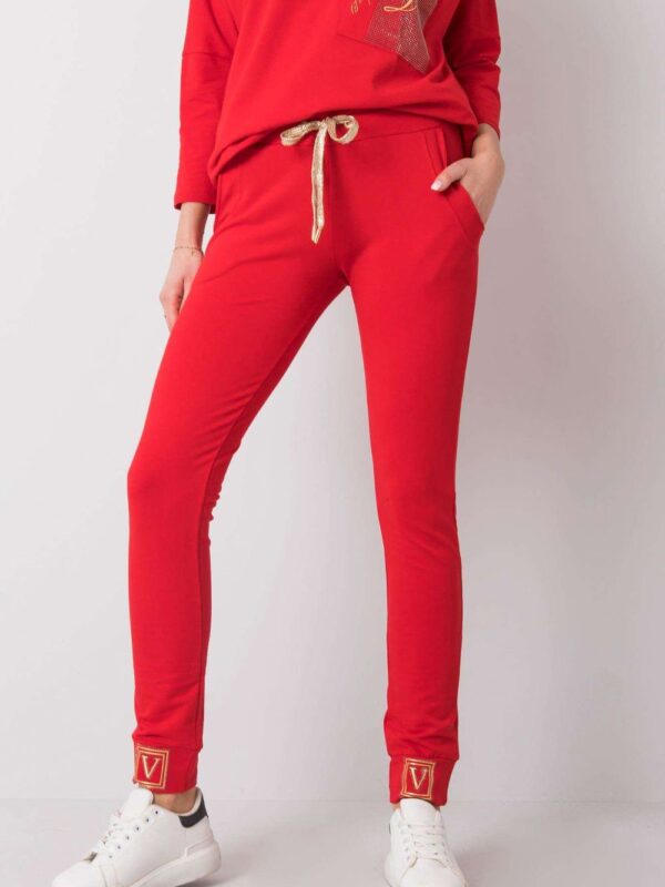 Spodnie Dresowe Model RV-DR-5980.12 Red - Relevance