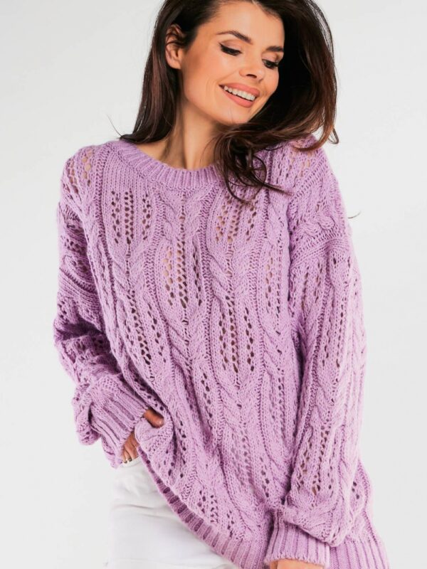 Sweter Damski Model A444 Violet - awama