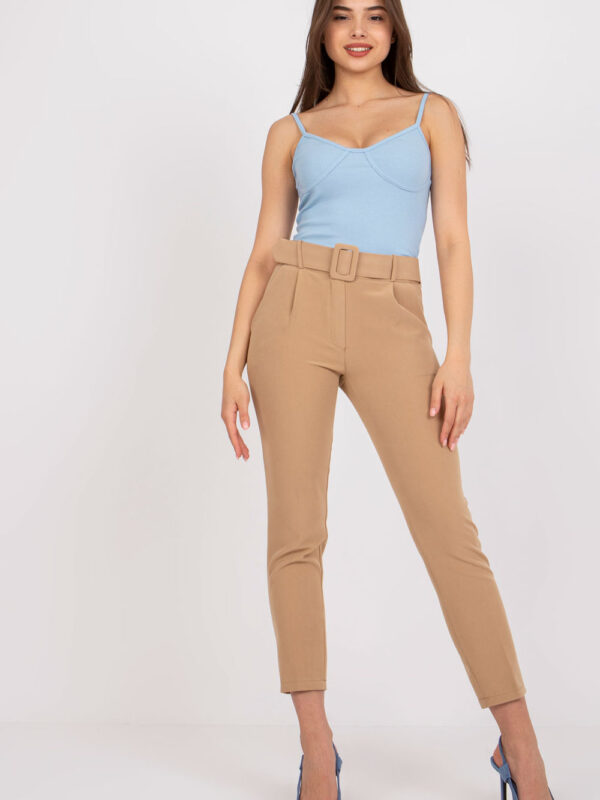 Spodnie Damskie Model DHJ-SP-12787.21X Camel - Italy Moda