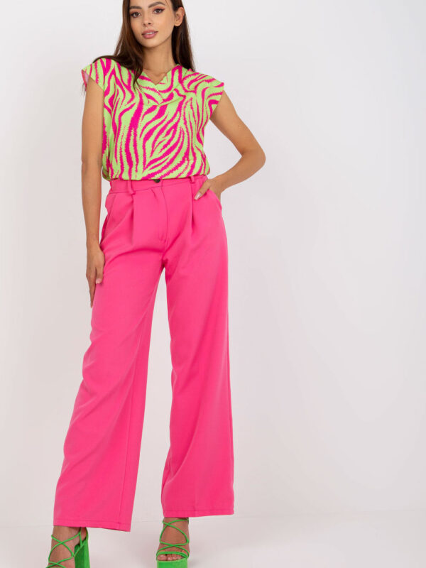 Spodnie Damskie Model DHJ-SP-15679.01X Pink - Italy Moda