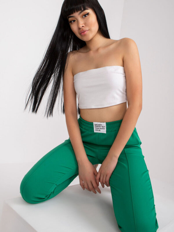 Spodnie Damskie Model DHJ-SP-15832.64 Green - Italy Moda