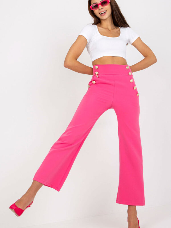 Spodnie Damskie Model DHJ-SP-16008.01X Dark Pink - Italy Moda