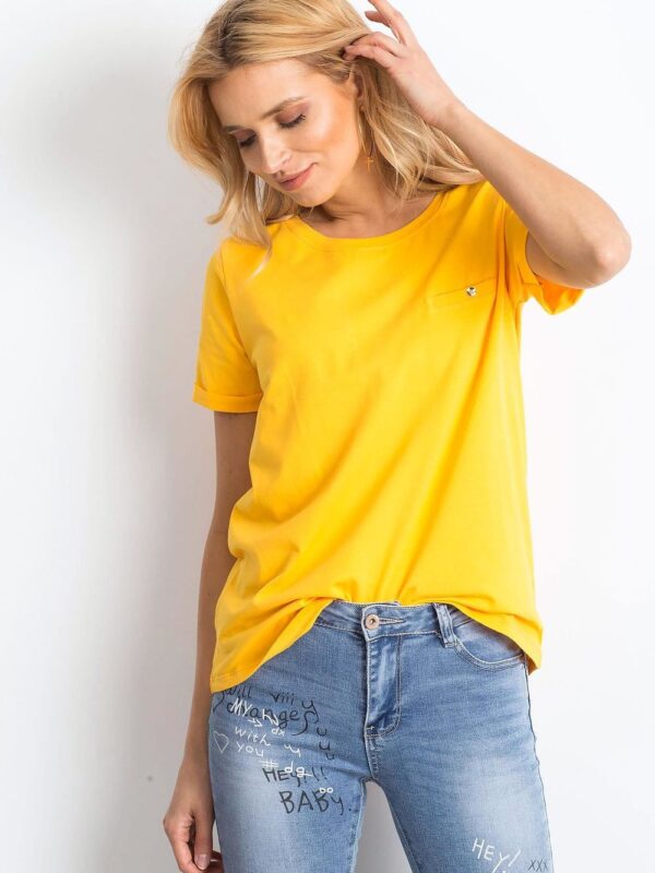 T-shirt Damski Model RV-TS-4838.14P Light Orange - BFG