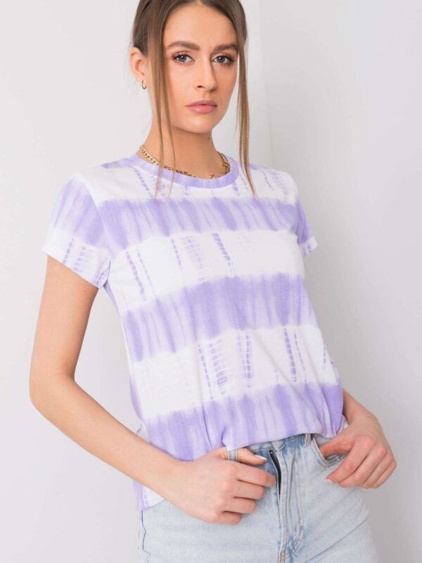 T-shirt Damski Model DHJ-TS-11280-1.10 Light Violet - Italy Moda