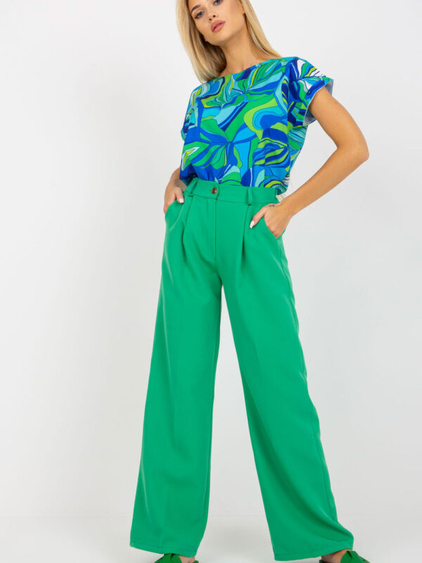 Spodnie Damskie Model DHJ-SP-15679.01X Green - Italy Moda