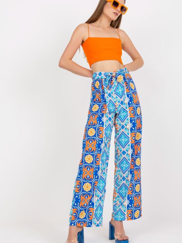 Spodnie Damskie Model DHJ-SP-13587.66P Blue - Italy Moda