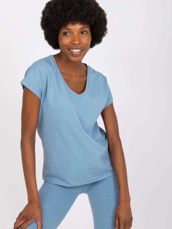 T-shirt Damski Model AP-TS-A-004 Light Blue - BFG