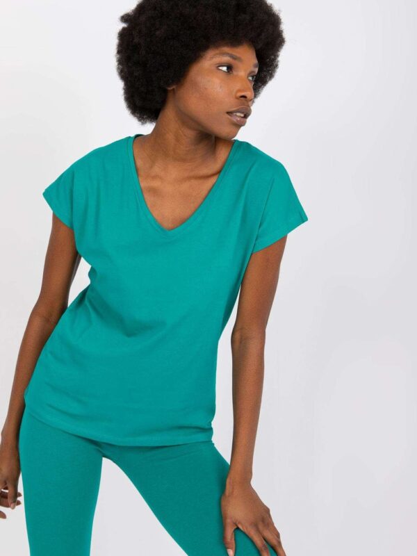T-shirt Damski Model AP-TS-A-004 Dark Green - BFG