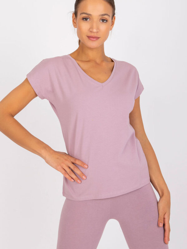 T-shirt Damski Model AP-TS-A-004 Dark Pink - BFG