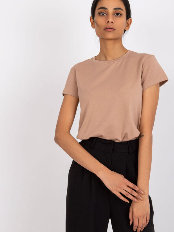 T-shirt Damski Model RV-TS-4623.71 Camel - BFG