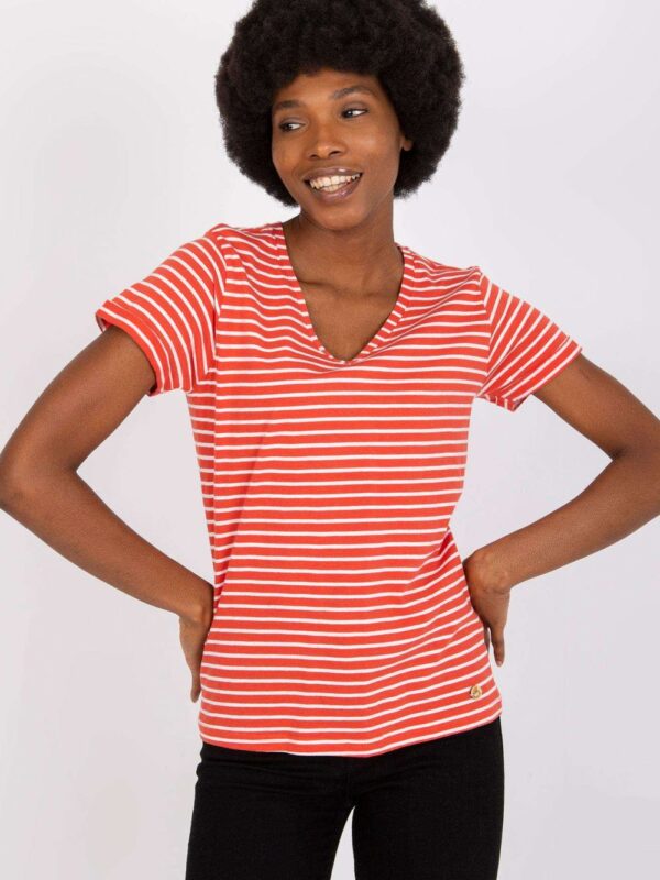 T-shirt Damski Model D16054M02431A Dark Orange - Stitch&Soul