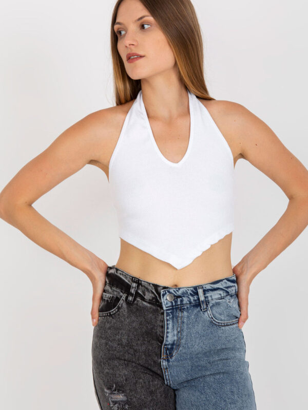 Koszulka Top Model RV-TP-8012.18 White - Rue Paris