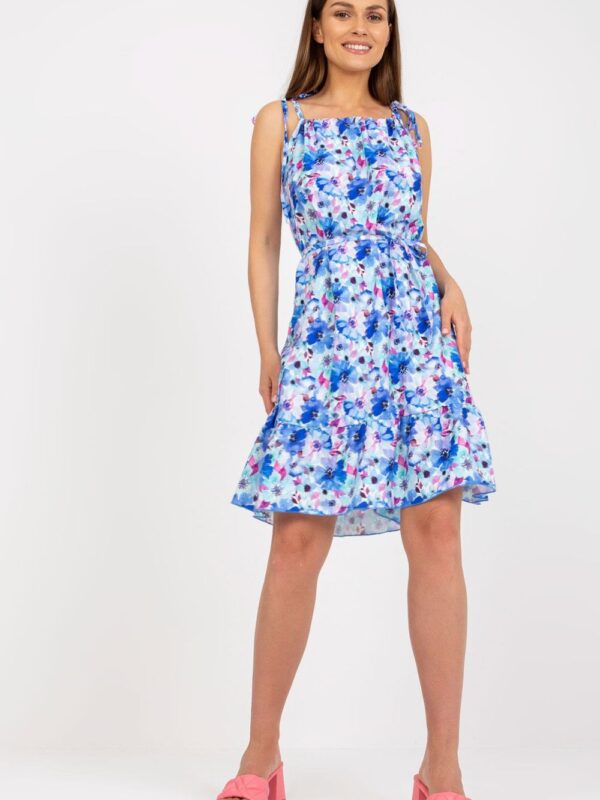 Sukienka Model WN-SK-0806-3.22 White/Blue - Rue Paris