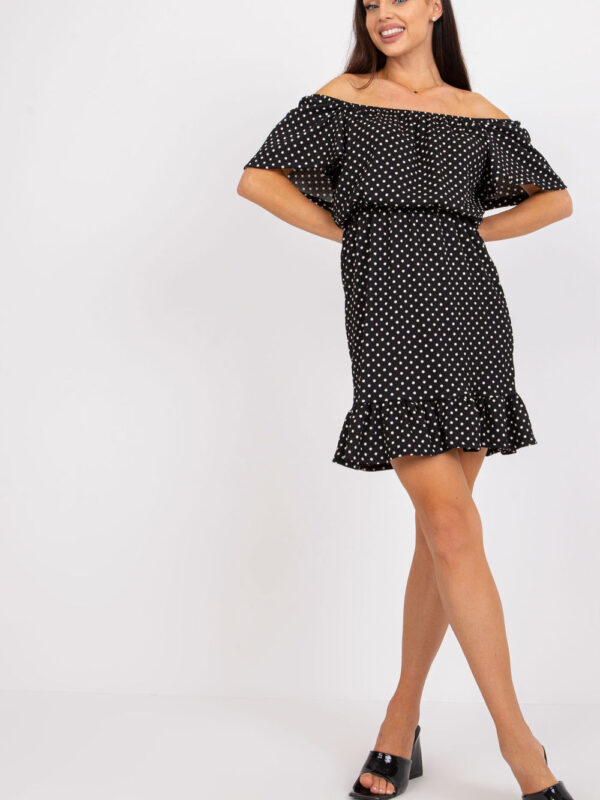 Sukienka Model RO-SK-ELB-2316.38X Black/White - Rue Paris