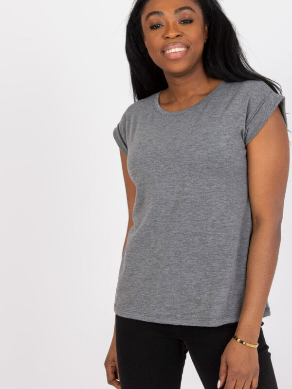T-shirt Damski Model RV-TS-4833.45P Dark Grey - BFG