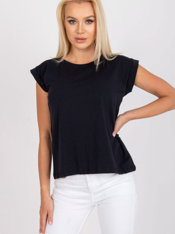 T-shirt Damski Model RV-TS-4833.32P Navy - BFG