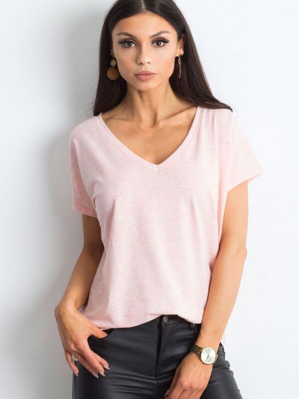 T-shirt Damski Model RV-TS-4832.02P Light Pink - BFG