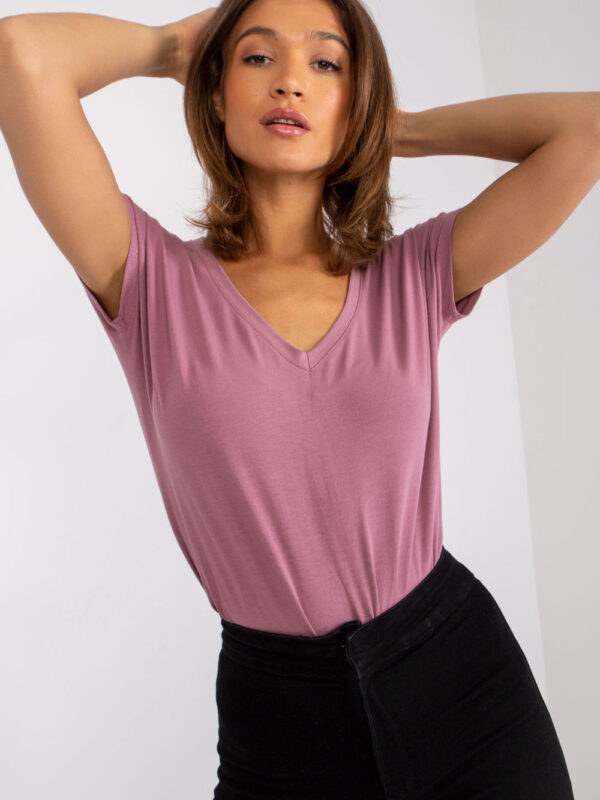 T-shirt Damski Model RV-TS-4832.19P Dark Pink - BFG