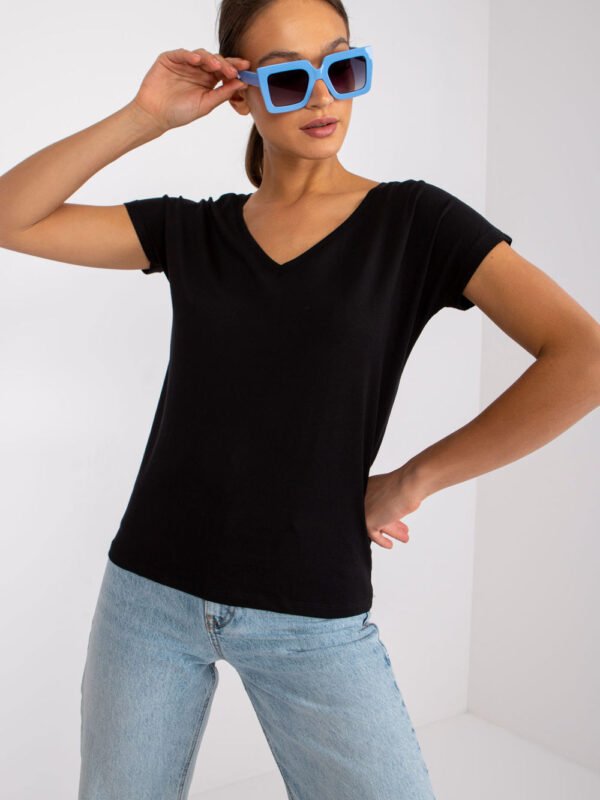 T-shirt Damski Model RV-TS-4832.12P Black - BFG
