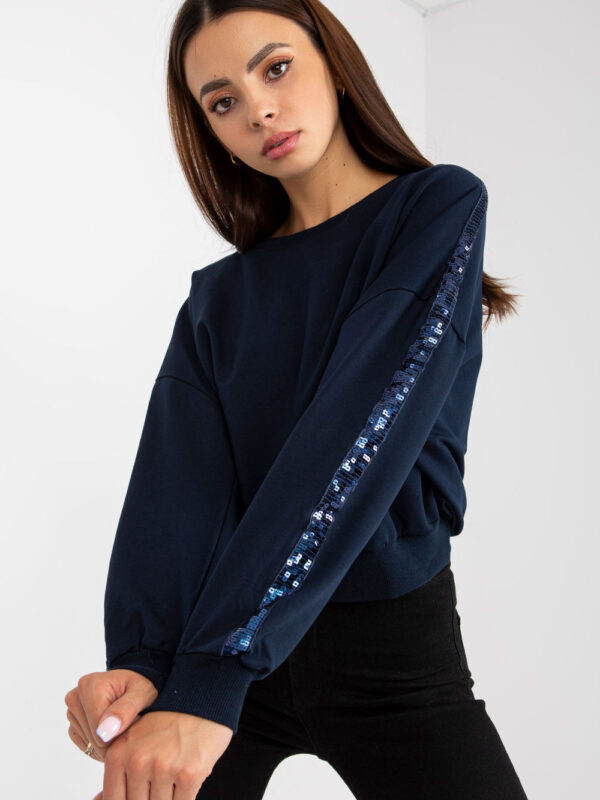 Bluza Damska Model RV-BL-8067.88 Navy - Rue Paris