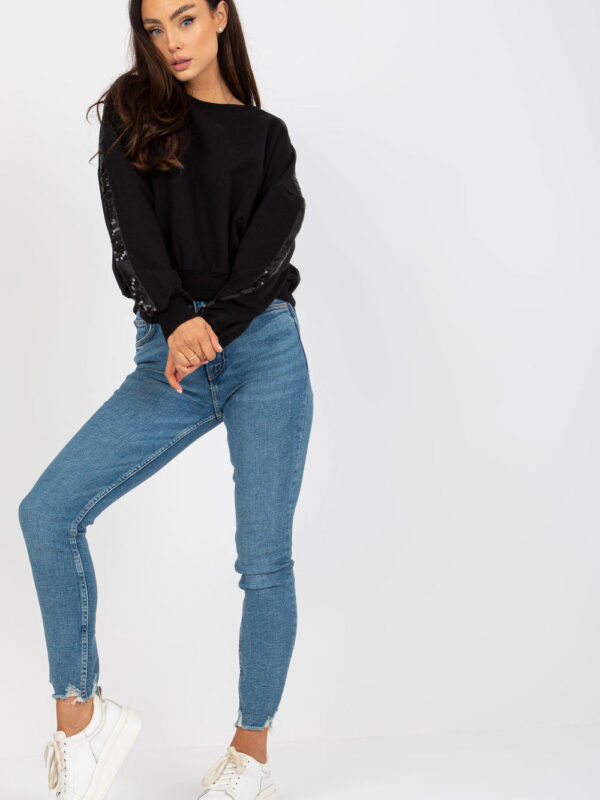 Bluza Damska Model RV-BL-8067.88 Black - Rue Paris