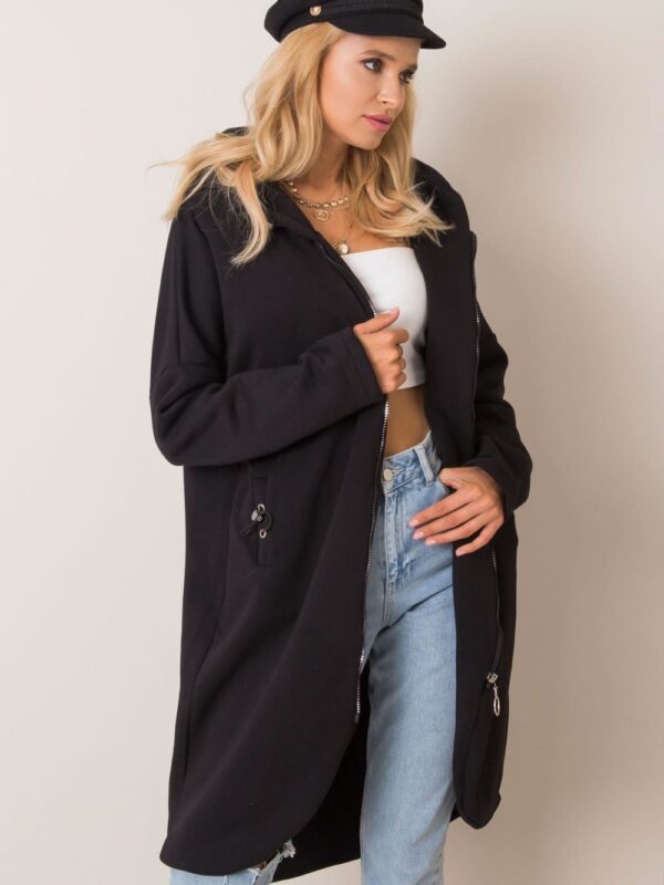 Bluza Damska Model RV-BL-4858-1.99P Black - Rue Paris