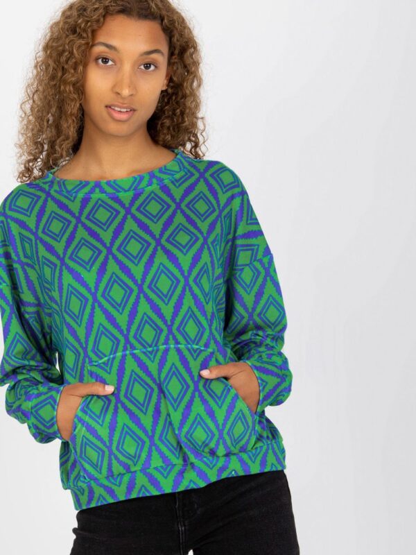 Bluza Damska Model RV-BL-8188.50 Green - Rue Paris
