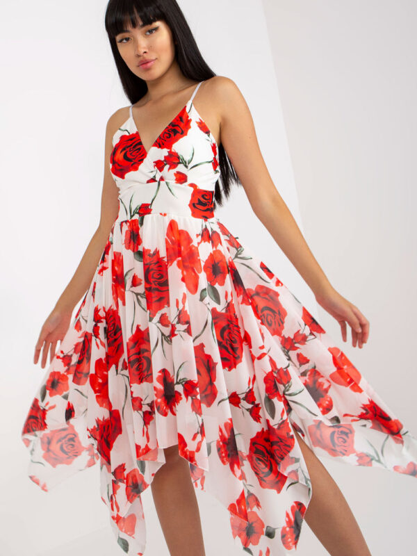 Sukienka Model DHJ-SK-15952-1.24X White/Red - Italy Moda