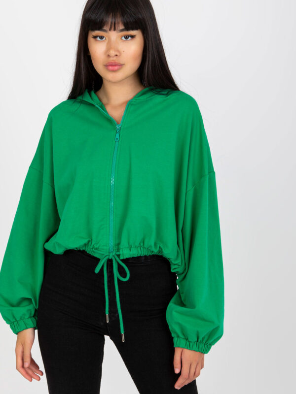 Bluza Damska Model RV-BL-8081.36P Green - Rue Paris