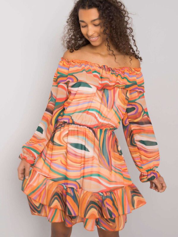 Sukienka Model DHJ-SK-15015-1.48P Orange - Italy Moda