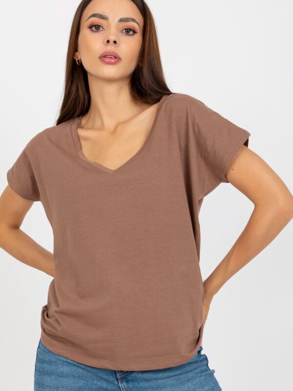 T-shirt Damski Model B-014.59 Brown - BFG