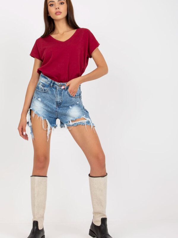 T-shirt Damski Model B-014.04X Bordo - BFG