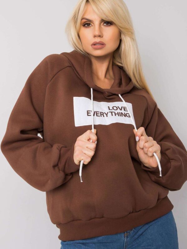Bluza Damska Model EM-BL-651/2.41X Dark Brown - Ex Moda