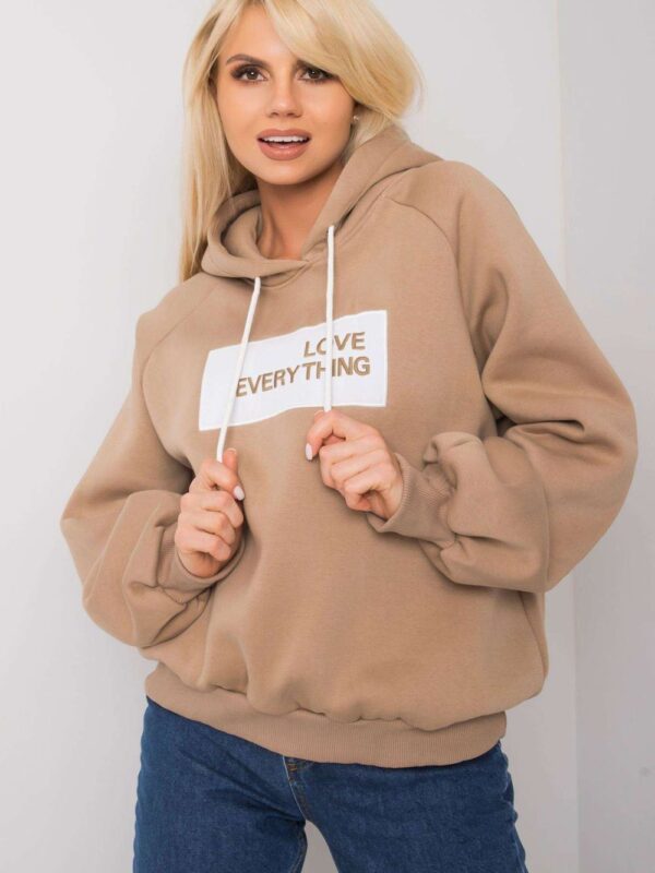 Bluza Damska Model EM-BL-651/2.41X Dark Beige - Ex Moda