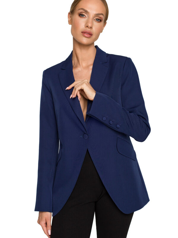 Żakiet Model MOE701 Navy - Moe
