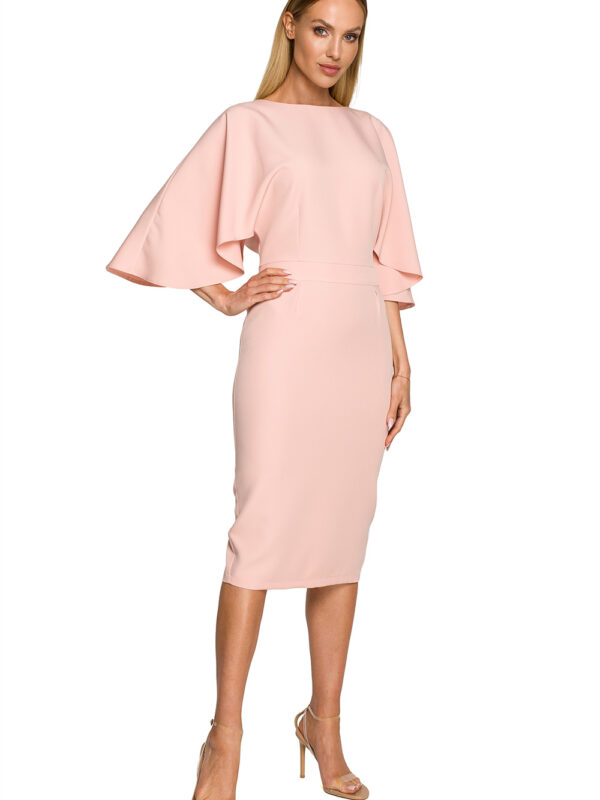 Sukienka Model MOE700 Powder Pink - Moe