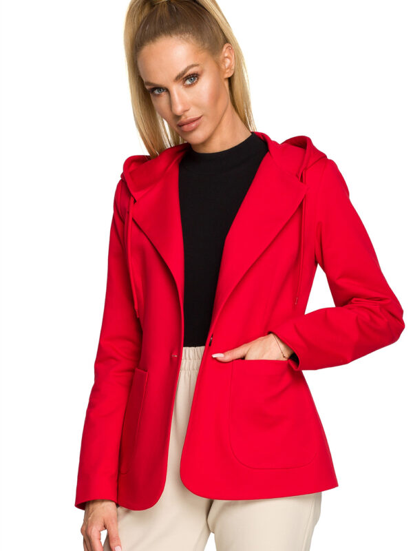 Żakiet Model MOE691 Red - Moe