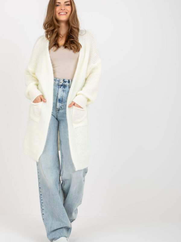 Sweter Kardigan Model TW-SW-BI-9019.82 Ecru - Och Bella