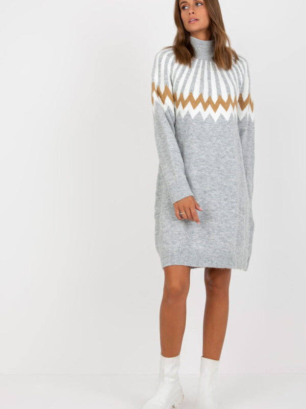 Sukienka Model LC-SK-0098.37X Grey - Rue Paris