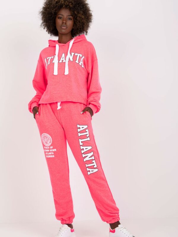 Spodnie Komplet Model EM-KMPL-734.35P Fluo Pink - Ex Moda