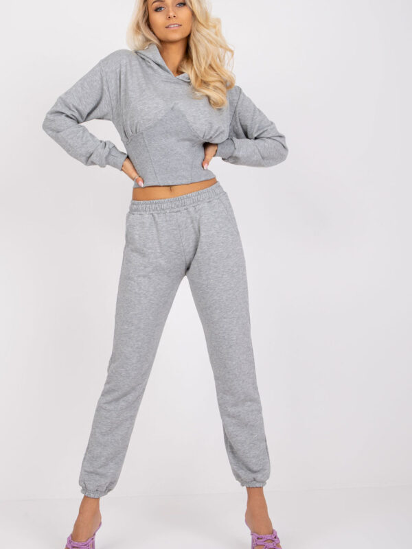 Spodnie Komplet Model EM-KMPL-378.04 Grey - Ex Moda